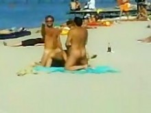 Orgía en la playa