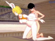 Carrot y Monkey D. Luffy tienen sexo intenso en la playa. - Hentai de una pieza