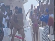La playa morrocoy, cayo juanes Venezuela sexy party
