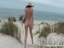 Sexo en la playa S1Ep3: Creampie en las dunas