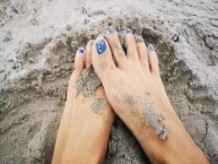 Pies de playa para satisfacer tu fetiche de pie.