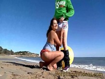 Milf francesa Charlotte follando anal con joven novio adolescente