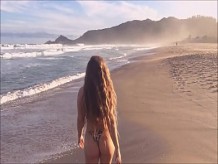Escenas fantásticas de la playa naturista más hermosa de Brasil