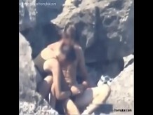 Cámara oculta voyeur en la playa