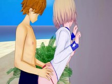 Rent-A-Girlfriend Kazuya pierde su virginidad con Mami en la playa