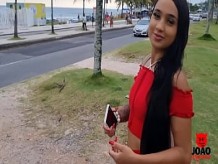 La Novinha Michelly Beatriz En La Playa De Río De Janeiro Con Joao O Safado