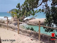 Detrás de cámaras grabando en la playa de Río de Janeiro &vert; Holly Bombom - Joao O Safado