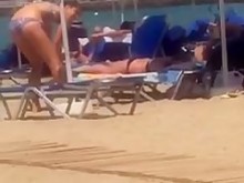 Culo caliente en la playa (Kreta 2015) un