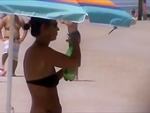 franco sexy asiático milf entrepierna y culo tiro 151, enrollar bikini