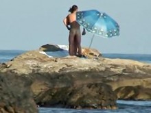 Sexo en la playa. voyeur vídeo 262