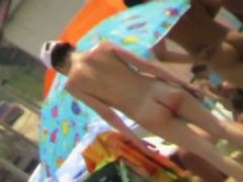 Cachonda real playa nudista voyeur video