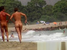 Magnífica playa nudista spy cam coño tiro