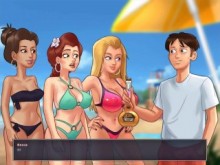Summertime Saga: Fiesta traviesa con universitarias sexys en la playa - Episodio 202
