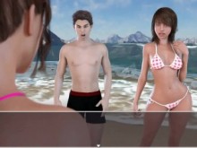 Laura Lustful Secrets: Chicas calientes vistiendo un bikini sexy y cachondo en la playa - Episodio 31