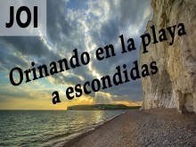 JOI - Pillados meando escondidos en la playa. En español.