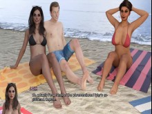 Hotwife ashley: parejas en la playa - ep17