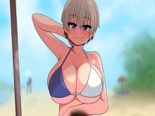 Uzaki Hana Sexo En La Playa Caliente