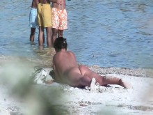 Voyeur desinhibido en la playa de Es Trenc