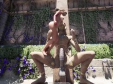 Beasts in the Sun Sex Juego #10 Versión 7 Tomb Raider Parodia Juego de porno