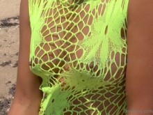 23 pandjob en la playa Nintos de peces calientes MILF ASIANO Onlyfans @ Appleliu-76