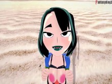 Gwen follando en la playa y vert; POV & VERT gratis; Drama total y vert; Full & Pov en Sheer & Ptrn Fantasyking3