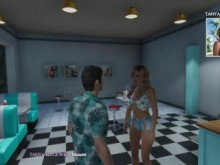 Miami Paradise 3D folló a una dulce vendedora