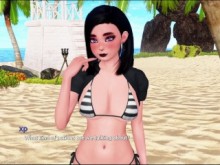 ¡Lucky Paradox Ep 5 Goth and French Dates en la playa!