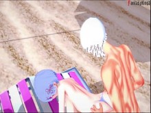 Rem Doggystyle en la playa y vert; Re cero & vert; 3 y vert; Full & Pov en Sheer & Ptrn Fantasyking3