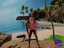 Segunda compilación follando en la playa 3dxchat