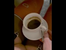 No hay bragas en un café