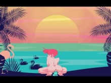 Moldia Riding Dildo en Sunset Beach