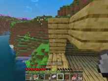 Minecrashout encontró un agujero en el camino para construir una cama