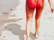 Realidad porno Real solista Viajes a la playa desnuda en la vida real Cosplay Flashing Body