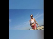 Fluvle en la playa