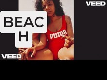 Playa Nudista Público Cosplay Salvavidas Realidad