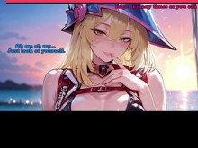 Dark Magician Girl se va de vacaciones a la playa para arruinarte y bordearte - Hentai JOI [Edging,Ruin]