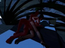 follada con amante en la playa