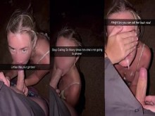 Me follé a su novia infiel en una playa pública en SNAPCHAT - ¡El novio intenta llamar!