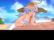 Robin te monta en la playa - Honkai Star Rail