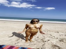 ¡despertar desnudo en la playa! Sólo fans @Appleliu-76