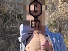 Jugando con mi gran polla