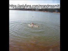 vino a follar a una playa publica