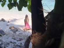 Momentos de playa pública 2023 Masturbación Squirting Orgasmo