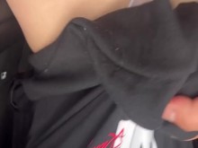 ¡El paseo a la playa termina con sexo casual y caliente! Preciosa tanga y culo natural!