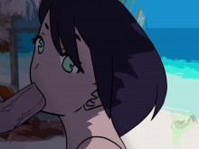 MAMADA EN LA PLAYA CON FINAL DE CORRIDA