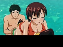 Una Belleza con Grandes Pechos Le Encanta Tener Sexo en la Playa en un Día Soleado