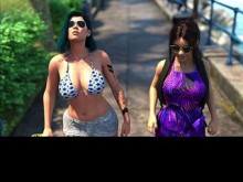 Fiona convence a Ashe de que no se folle a su compañera de cuarto de 18 años de camino a la playa