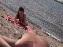 DICK FLASH EN LA PLAYA