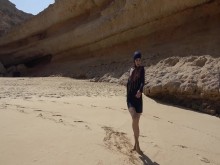Caliente esposa árabe burkini danza