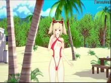 Burnice Bikini POV sexo en la playa - Zenless Zone Zero &vert; Versión completa y Pov en Sheer & PTRN Fantasyking3